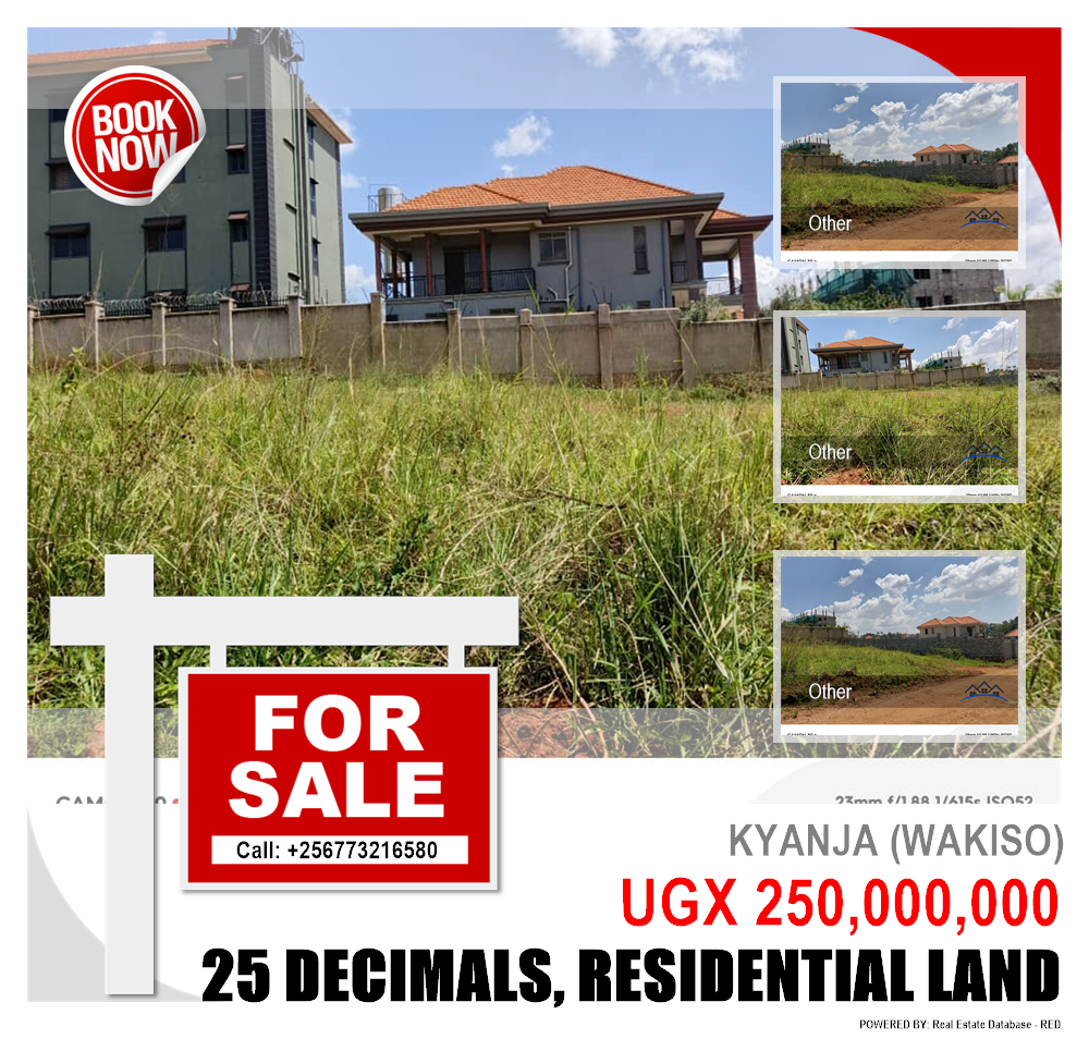 Residential Land  for sale in Kyanja Wakiso Uganda, code: 219804