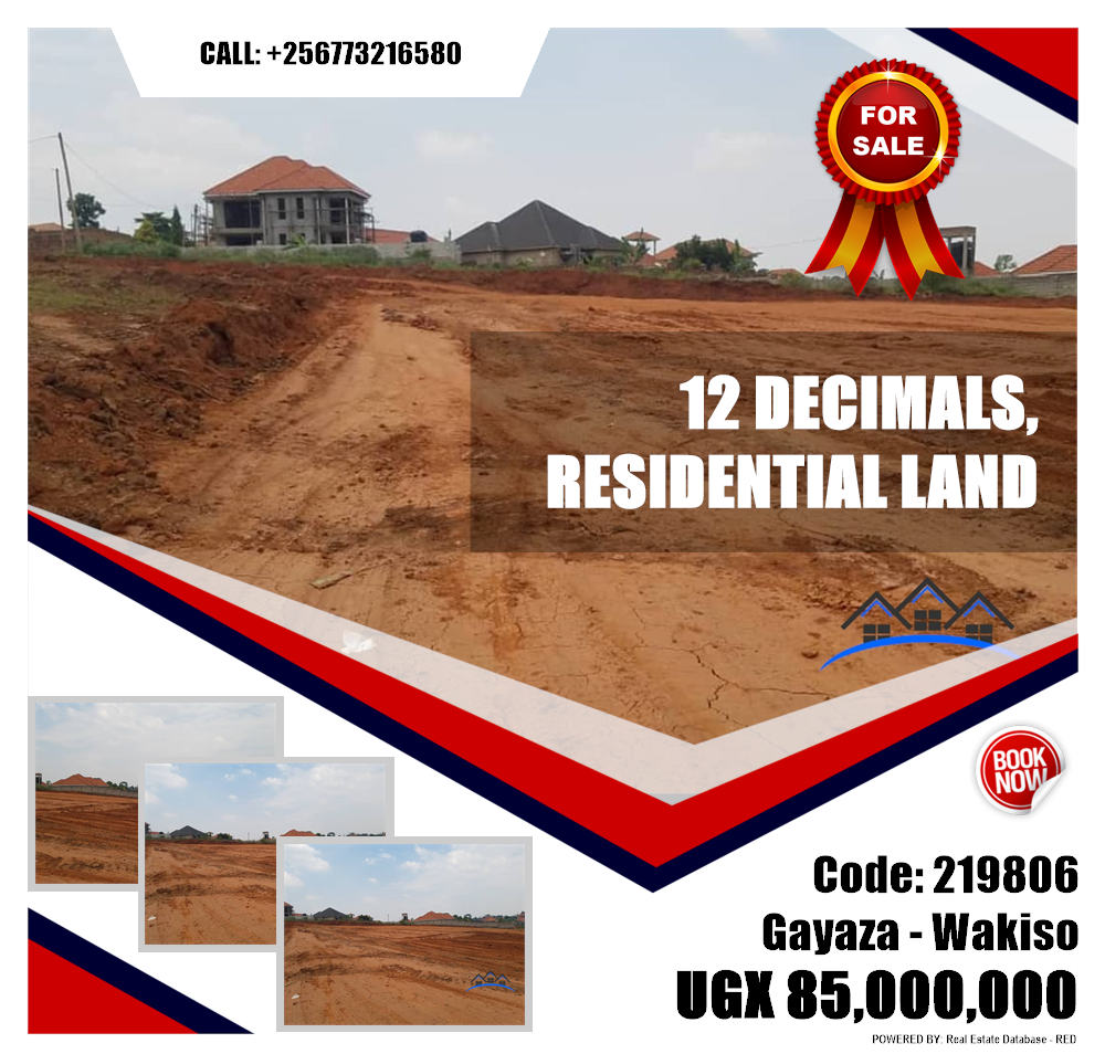 Residential Land  for sale in Gayaza Wakiso Uganda, code: 219806