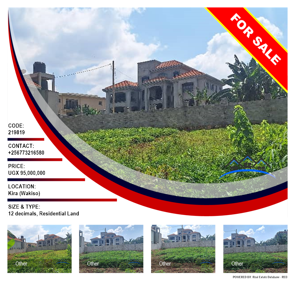 Residential Land  for sale in Kira Wakiso Uganda, code: 219819