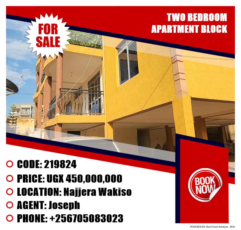 2 bedroom Apartment block  for sale in Najjera Wakiso Uganda, code: 219824