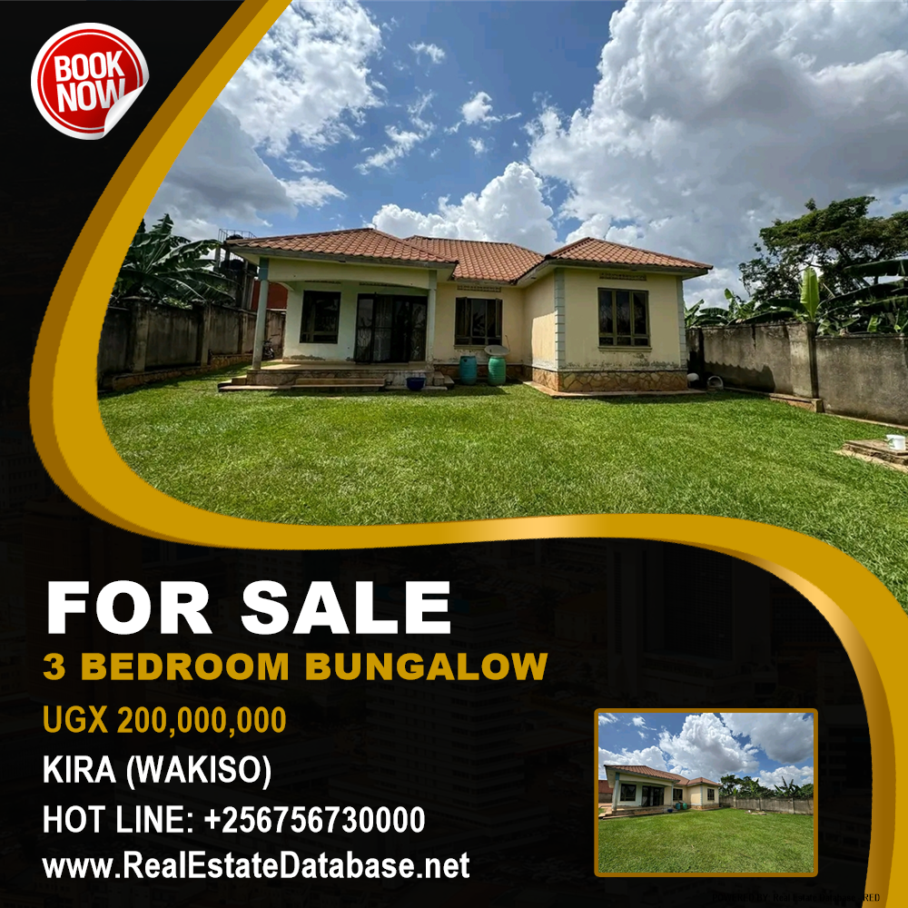 3 bedroom Bungalow  for sale in Kira Wakiso Uganda, code: 219825