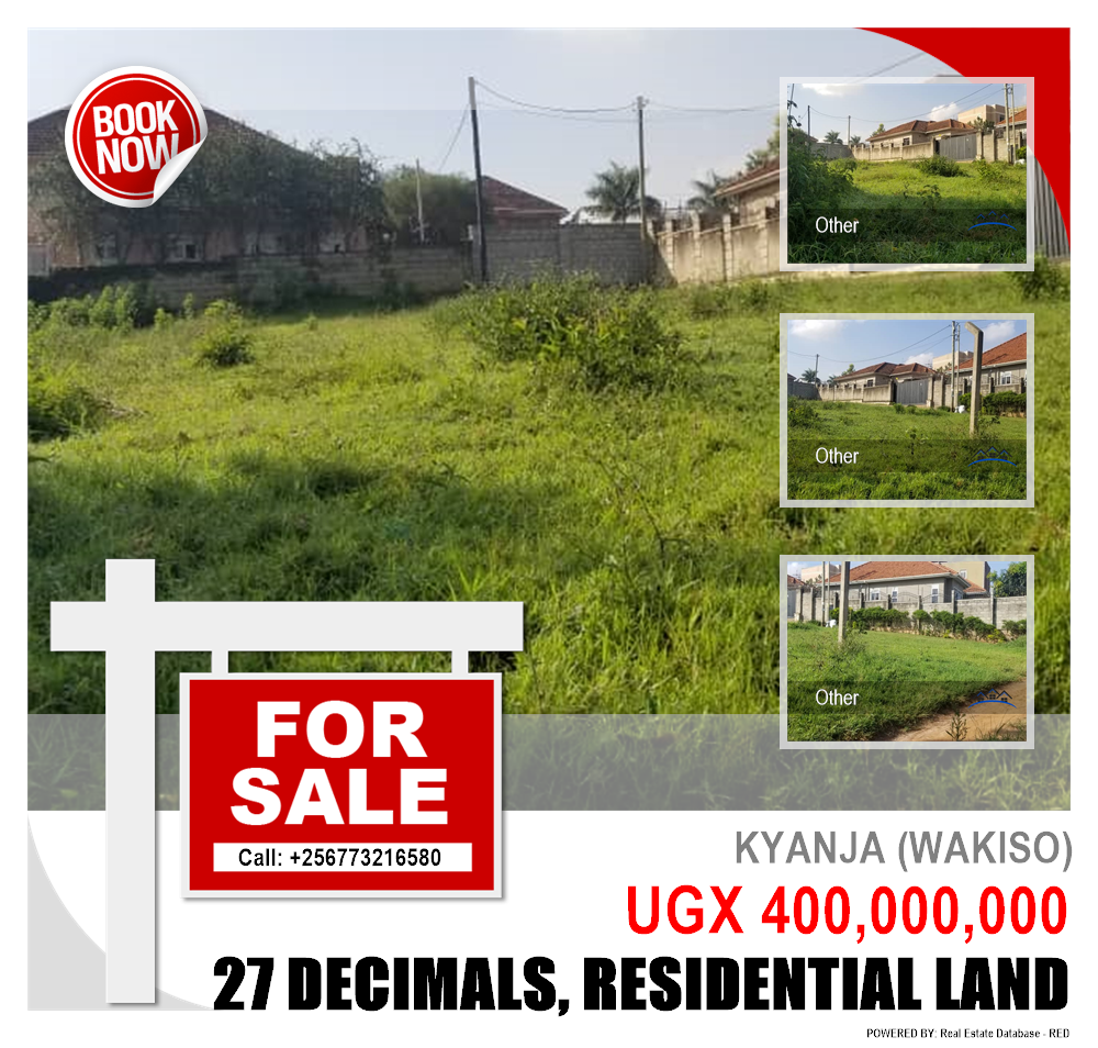 Residential Land  for sale in Kyanja Wakiso Uganda, code: 219836