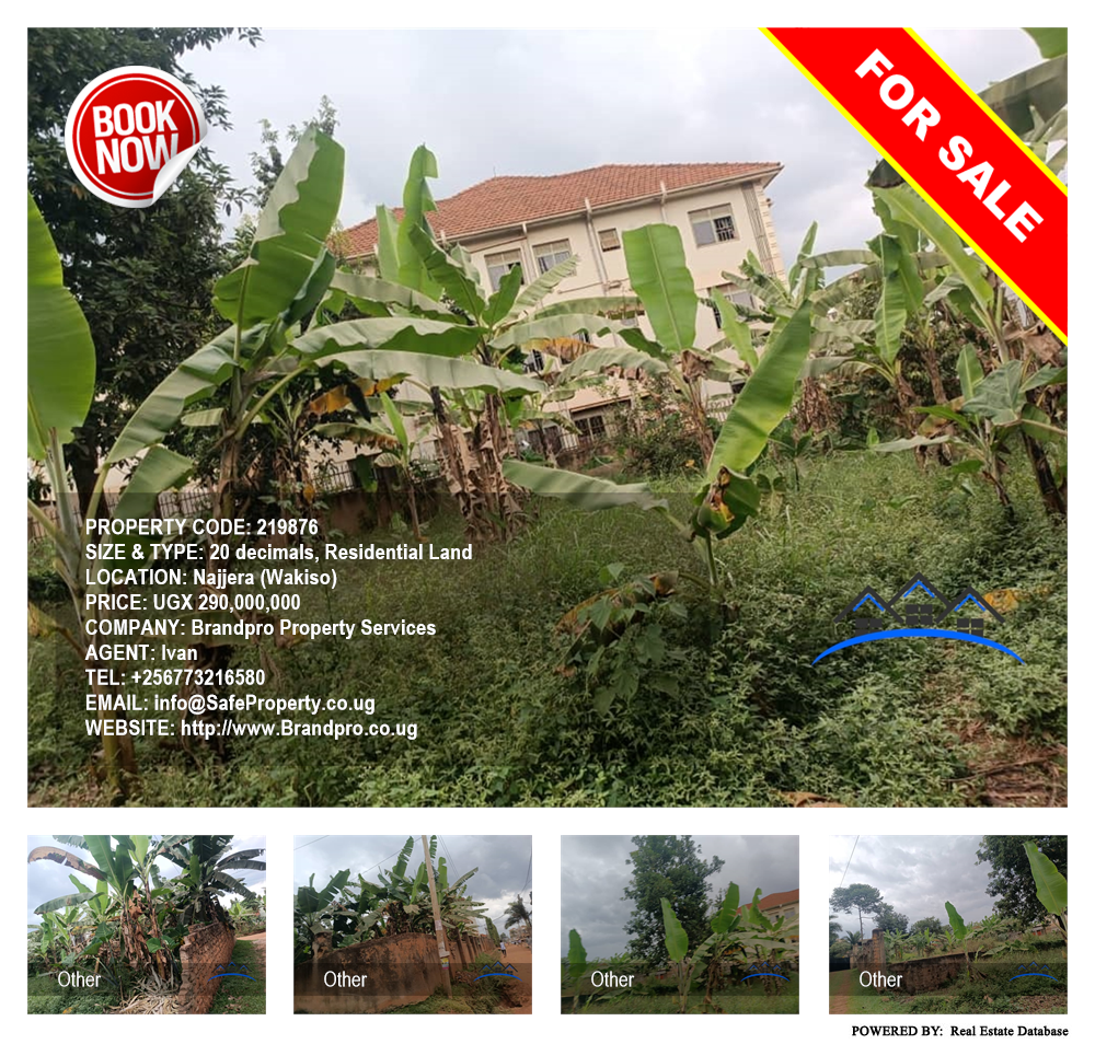 Residential Land  for sale in Najjera Wakiso Uganda, code: 219876