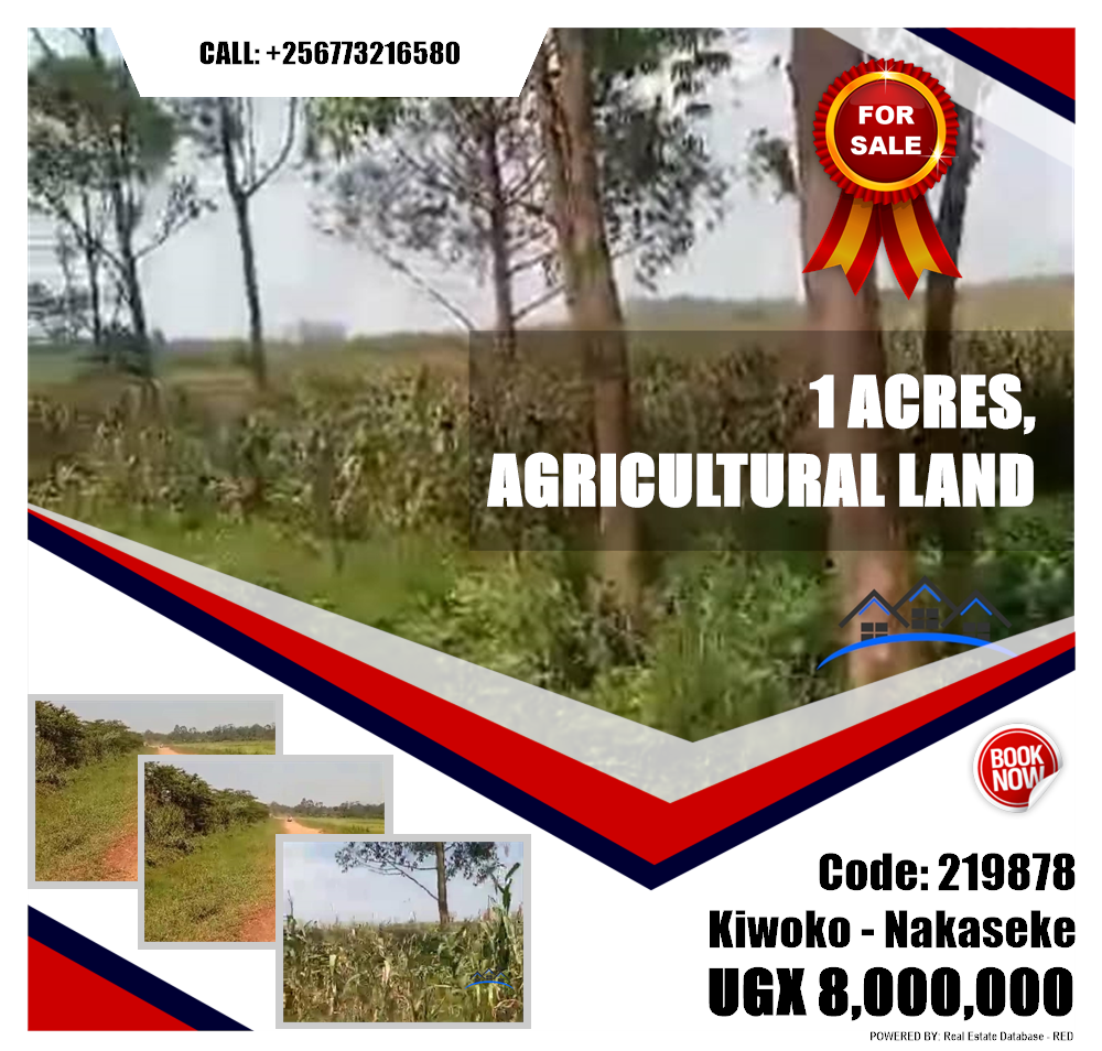 Agricultural Land  for sale in Kiwoko Nakaseke Uganda, code: 219878