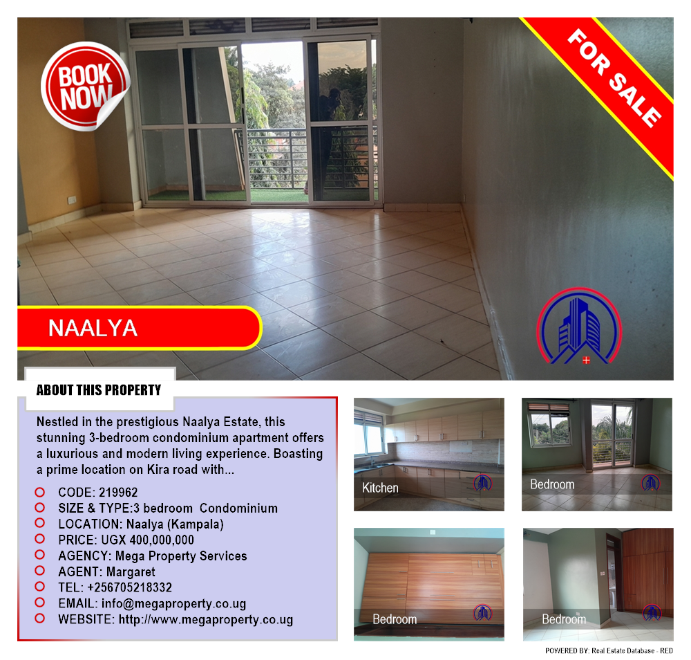 3 bedroom Condominium  for sale in Naalya Kampala Uganda, code: 219962