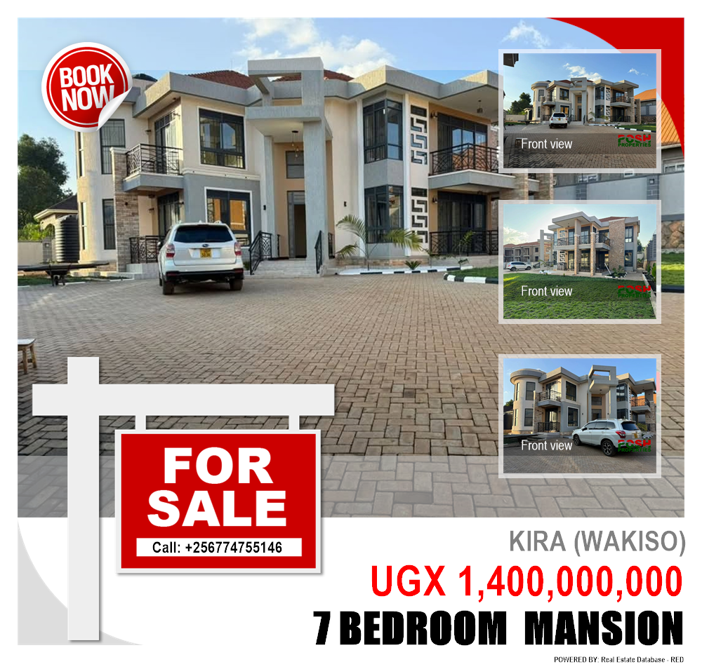 7 bedroom Mansion  for sale in Kira Wakiso Uganda, code: 219963