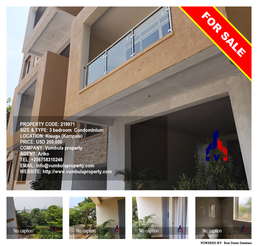 3 bedroom Condominium  for sale in Kisugu Kampala Uganda, code: 219971