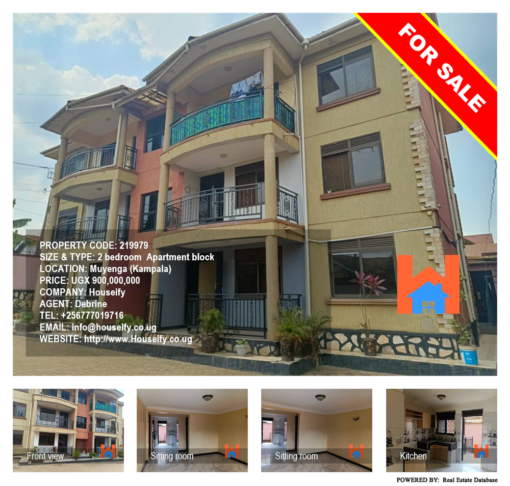 2 bedroom Apartment block  for sale in Muyenga Kampala Uganda, code: 219979