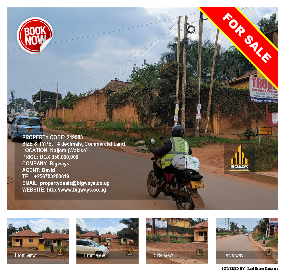 Commercial Land  for sale in Najjera Wakiso Uganda, code: 219983