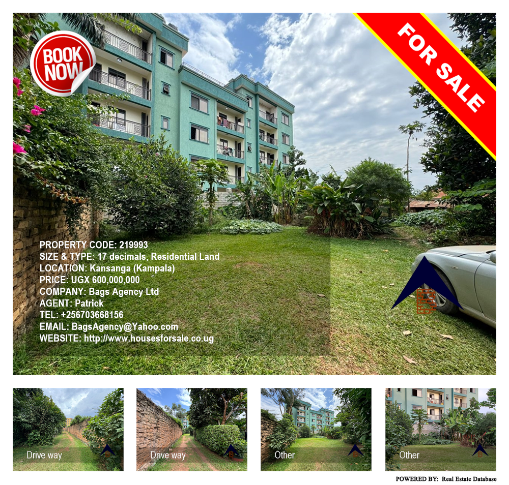 Residential Land  for sale in Kansanga Kampala Uganda, code: 219993