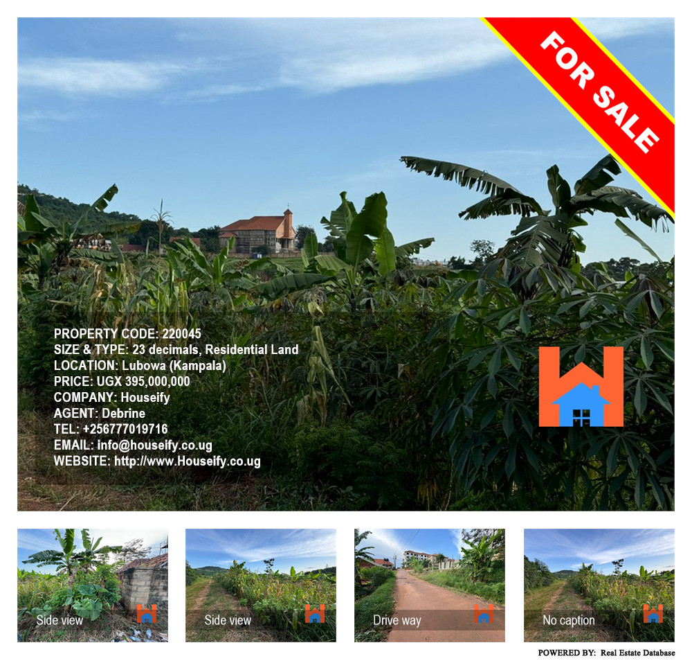 Residential Land  for sale in Lubowa Kampala Uganda, code: 220045