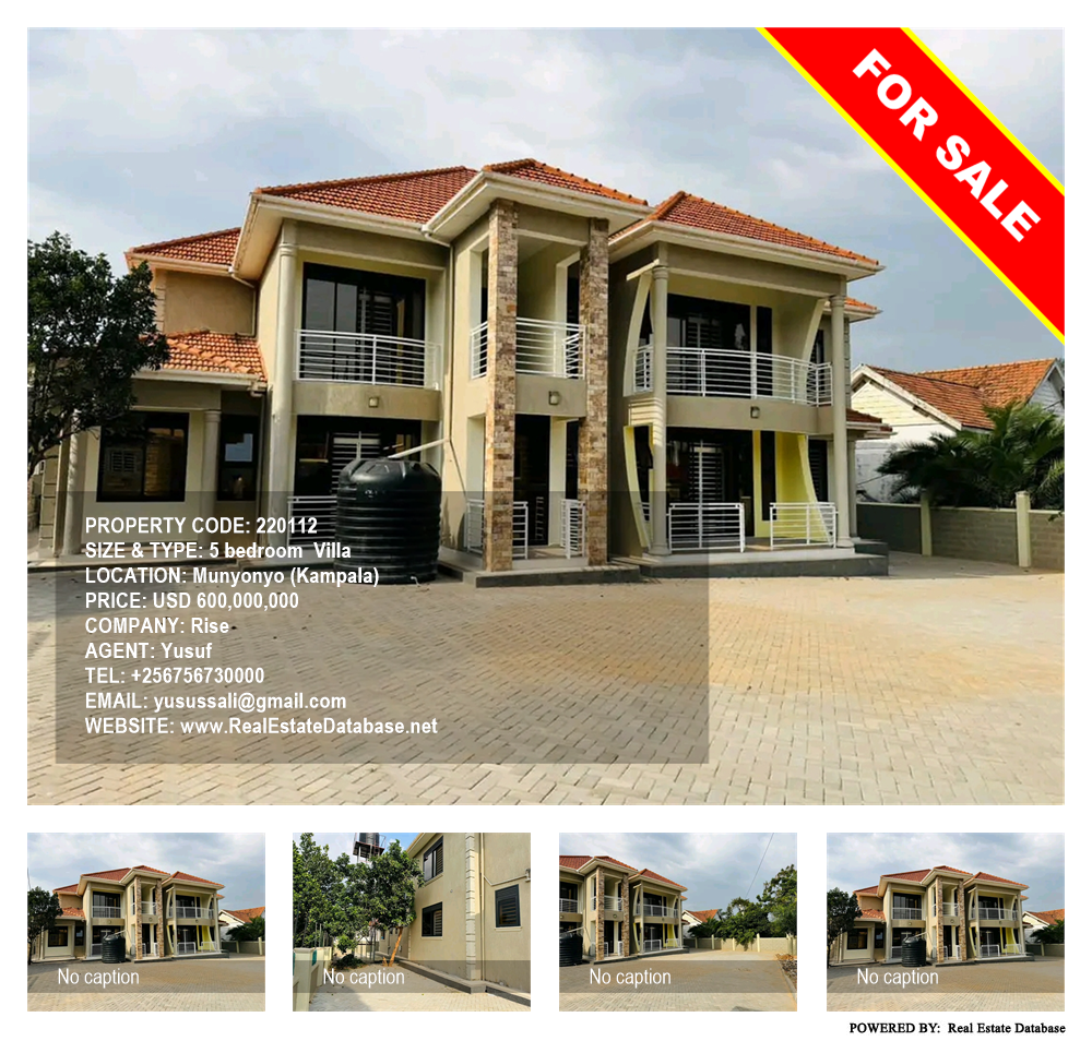 5 bedroom Villa  for sale in Munyonyo Kampala Uganda, code: 220112