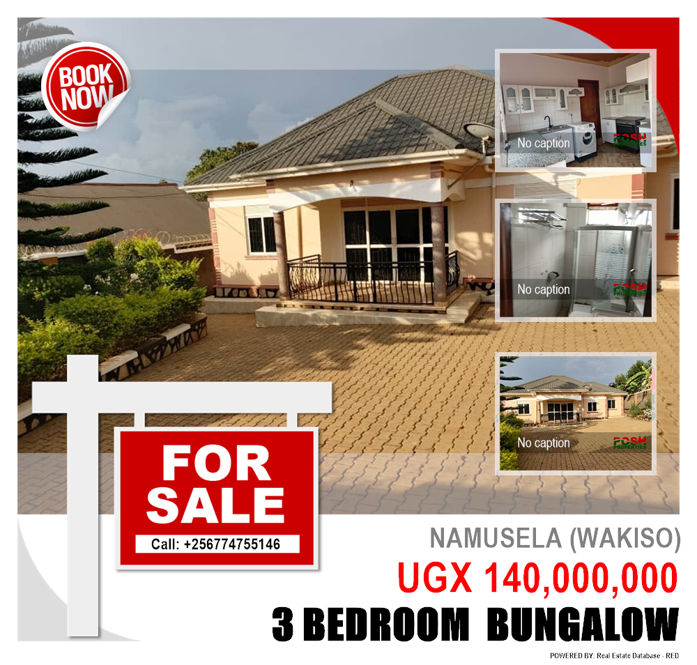 3 bedroom Bungalow  for sale in Namusela Wakiso Uganda, code: 220133