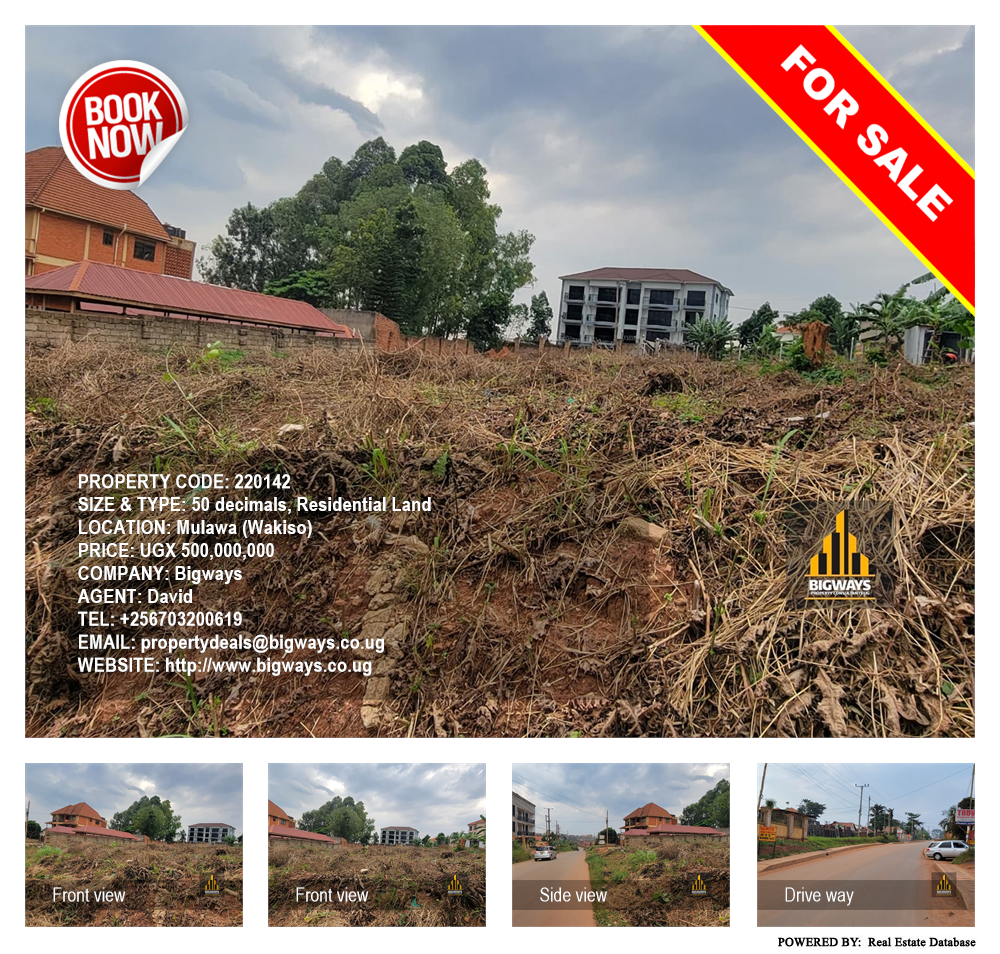 Residential Land  for sale in Mulawa Wakiso Uganda, code: 220142