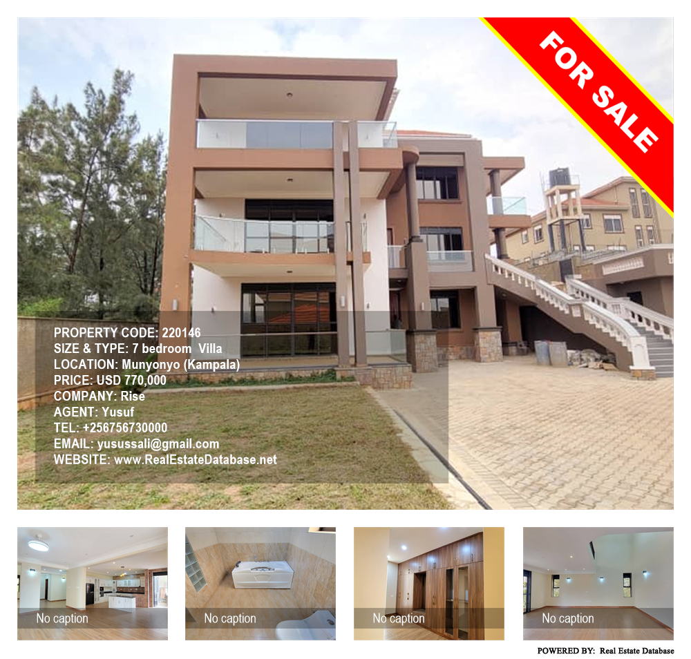 7 bedroom Villa  for sale in Munyonyo Kampala Uganda, code: 220146