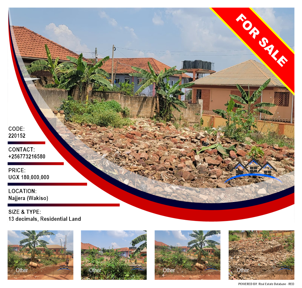 Residential Land  for sale in Najjera Wakiso Uganda, code: 220152