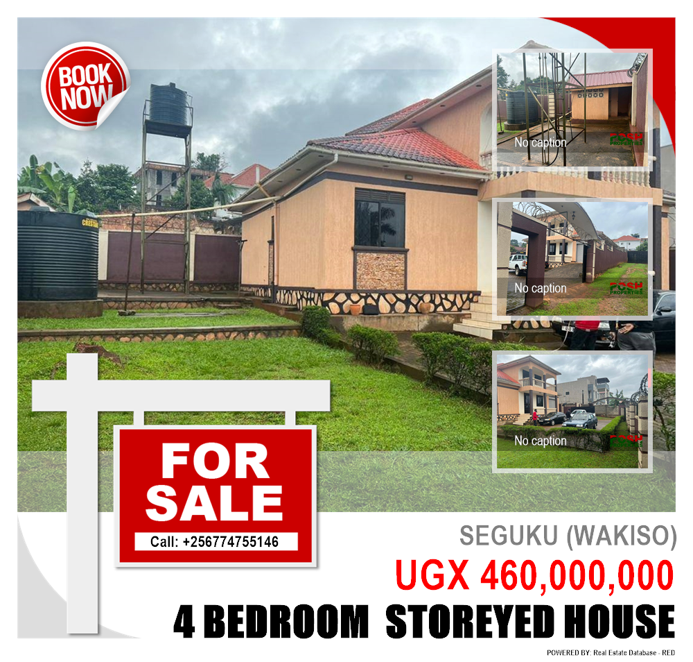 4 bedroom Storeyed house  for sale in Seguku Wakiso Uganda, code: 220250