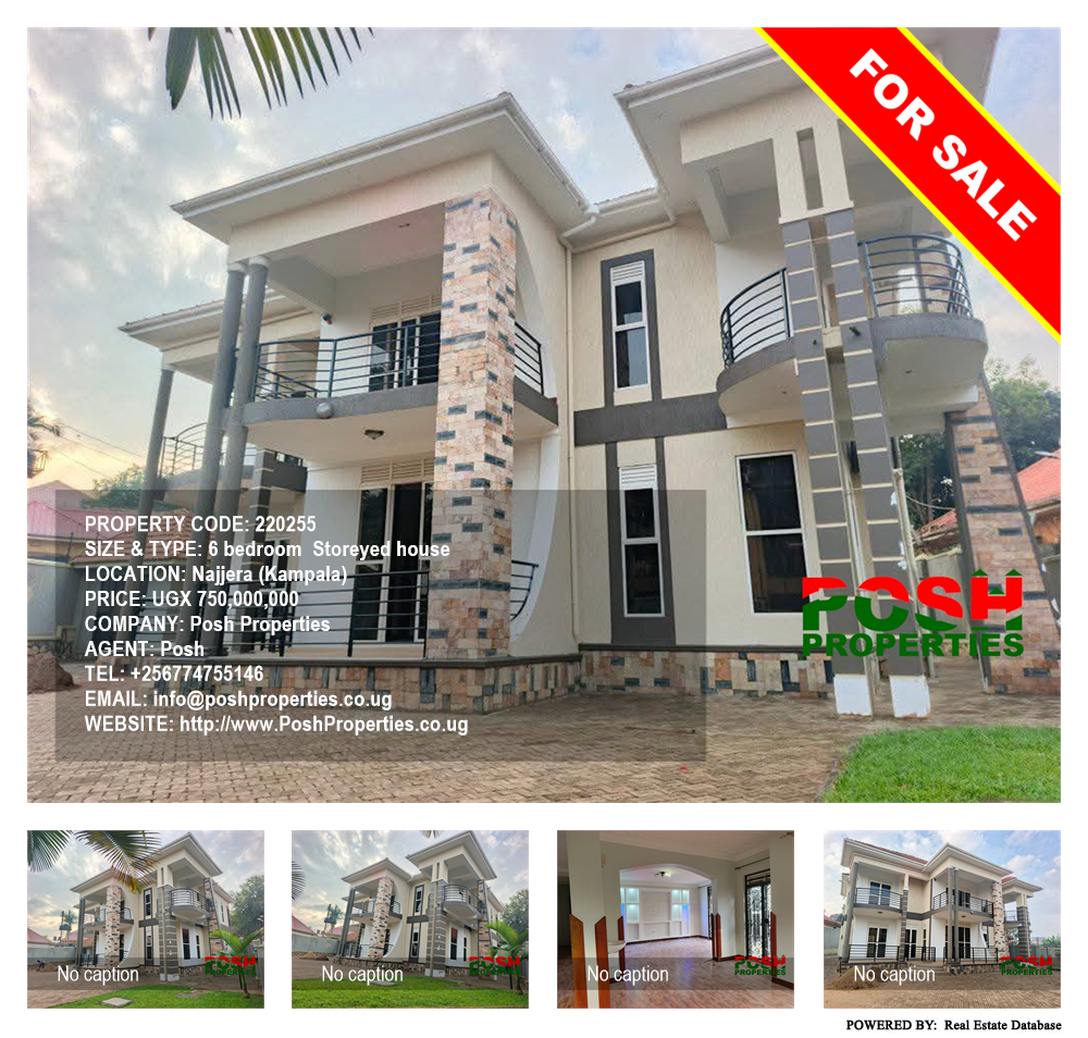 6 bedroom Storeyed house  for sale in Najjera Kampala Uganda, code: 220255