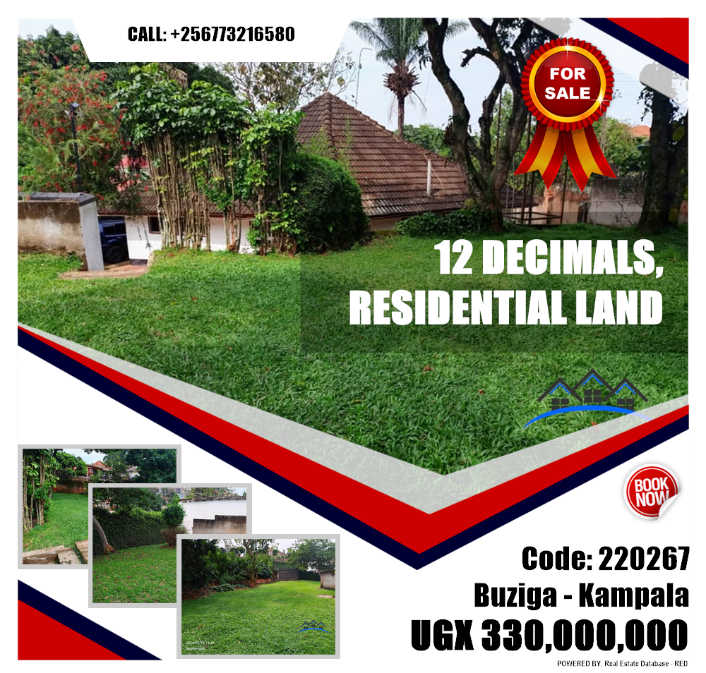 Residential Land  for sale in Buziga Kampala Uganda, code: 220267