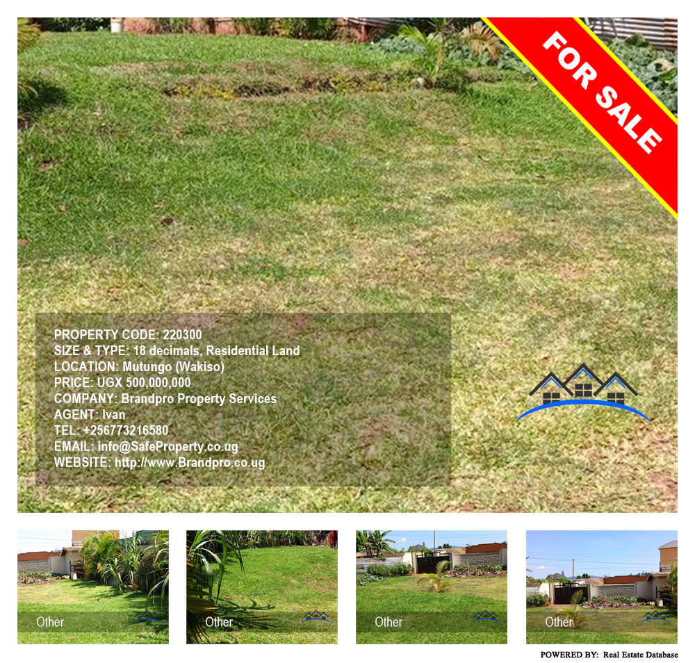 Residential Land  for sale in Mutungo Wakiso Uganda, code: 220300