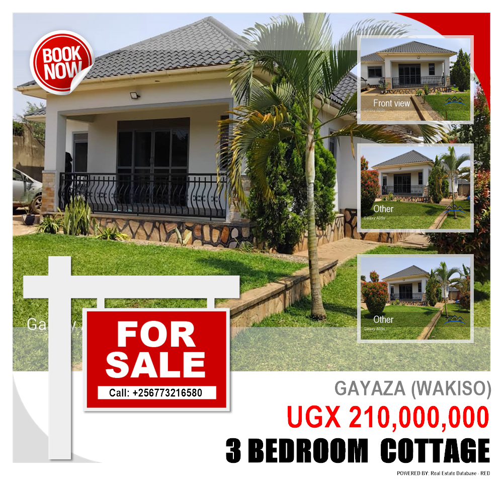 3 bedroom Cottage  for sale in Gayaza Wakiso Uganda, code: 220372