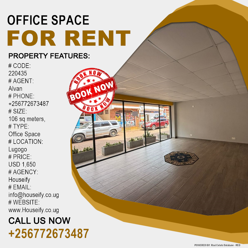 Office Space  for rent in Lugogo Kampala Uganda, code: 220435