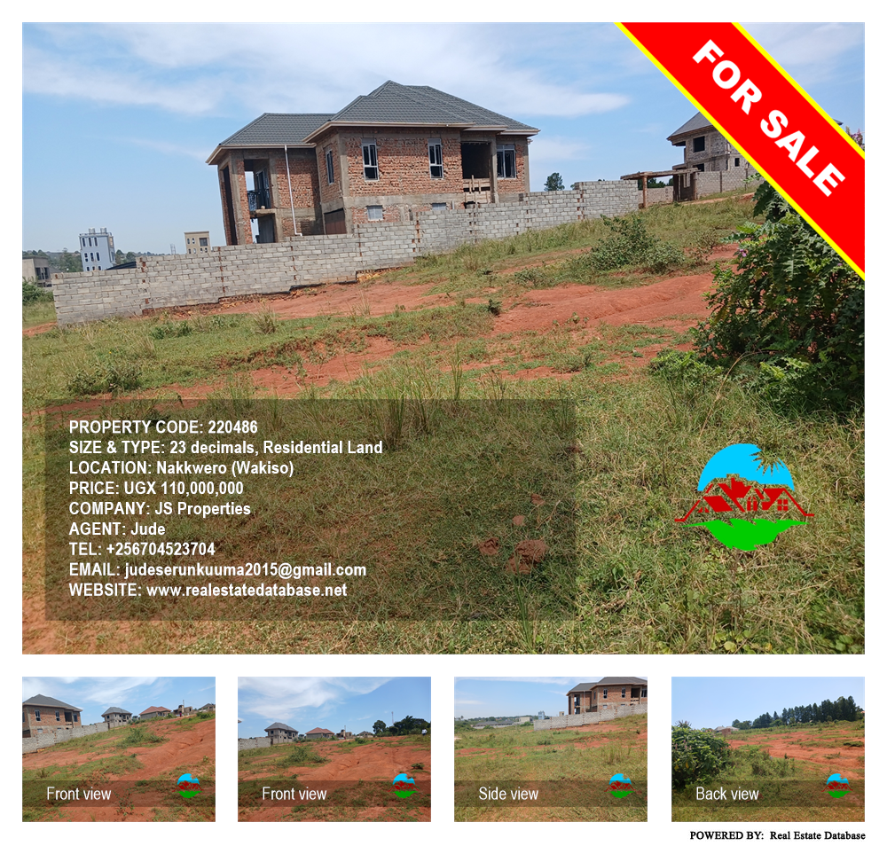 Residential Land  for sale in Nakkwero Wakiso Uganda, code: 220486