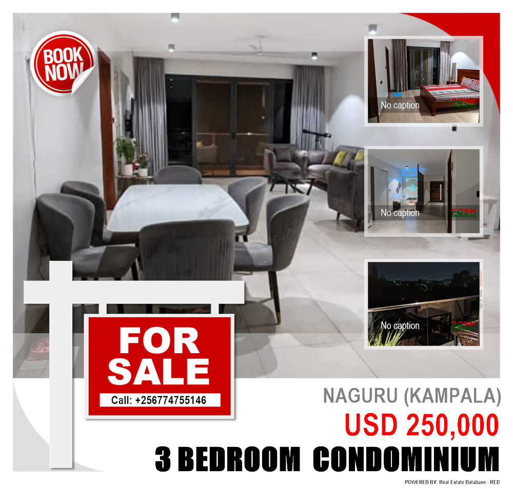 3 bedroom Condominium  for sale in Naguru Kampala Uganda, code: 220502