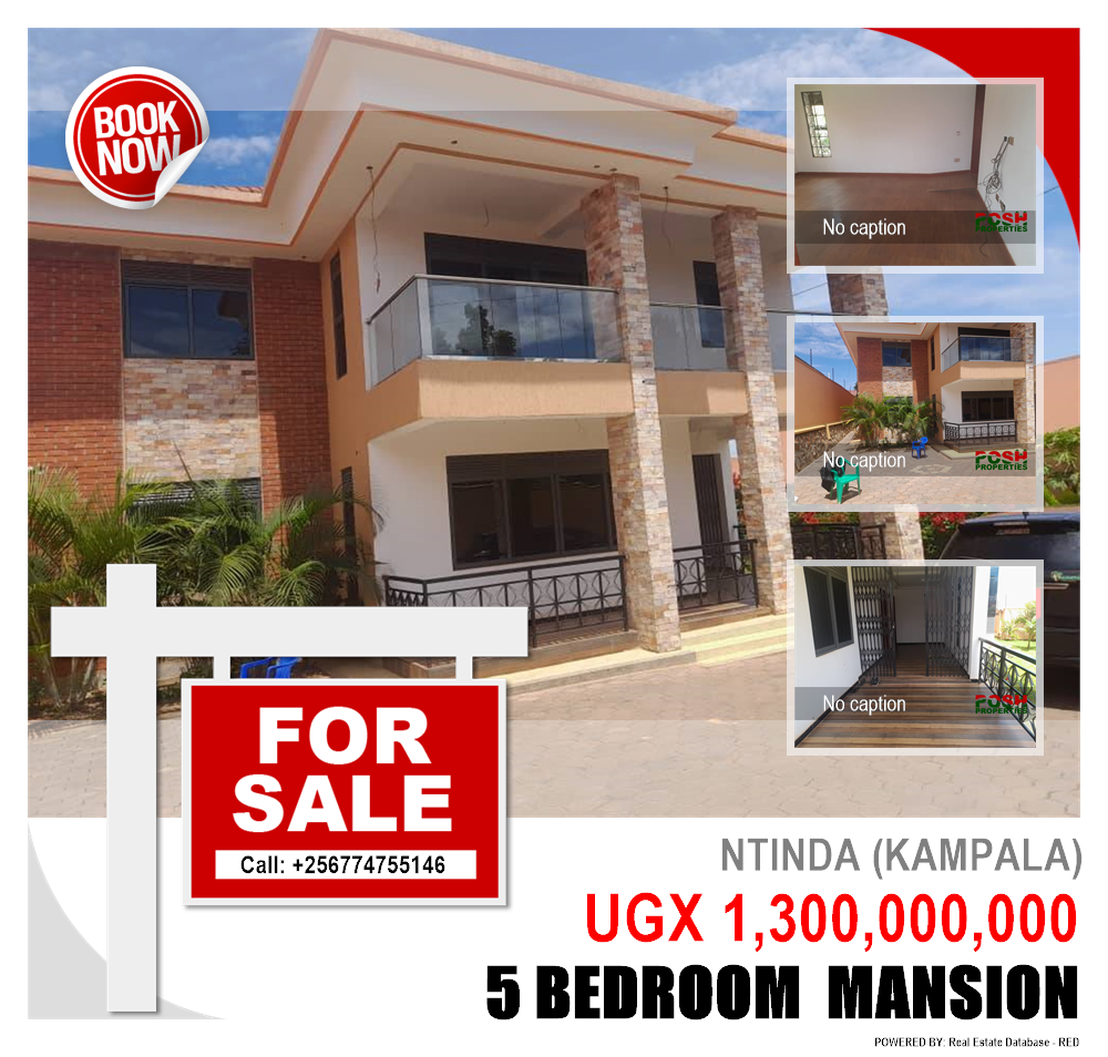 5 bedroom Mansion  for sale in Ntinda Kampala Uganda, code: 220518