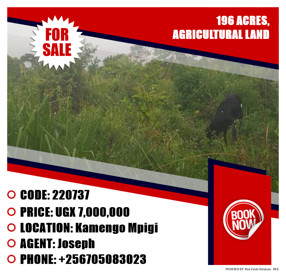 Agricultural Land  for sale in Kamengo Mpigi Uganda, code: 220737