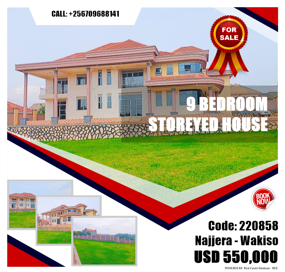 9 bedroom Storeyed house  for sale in Najjera Wakiso Uganda, code: 220858