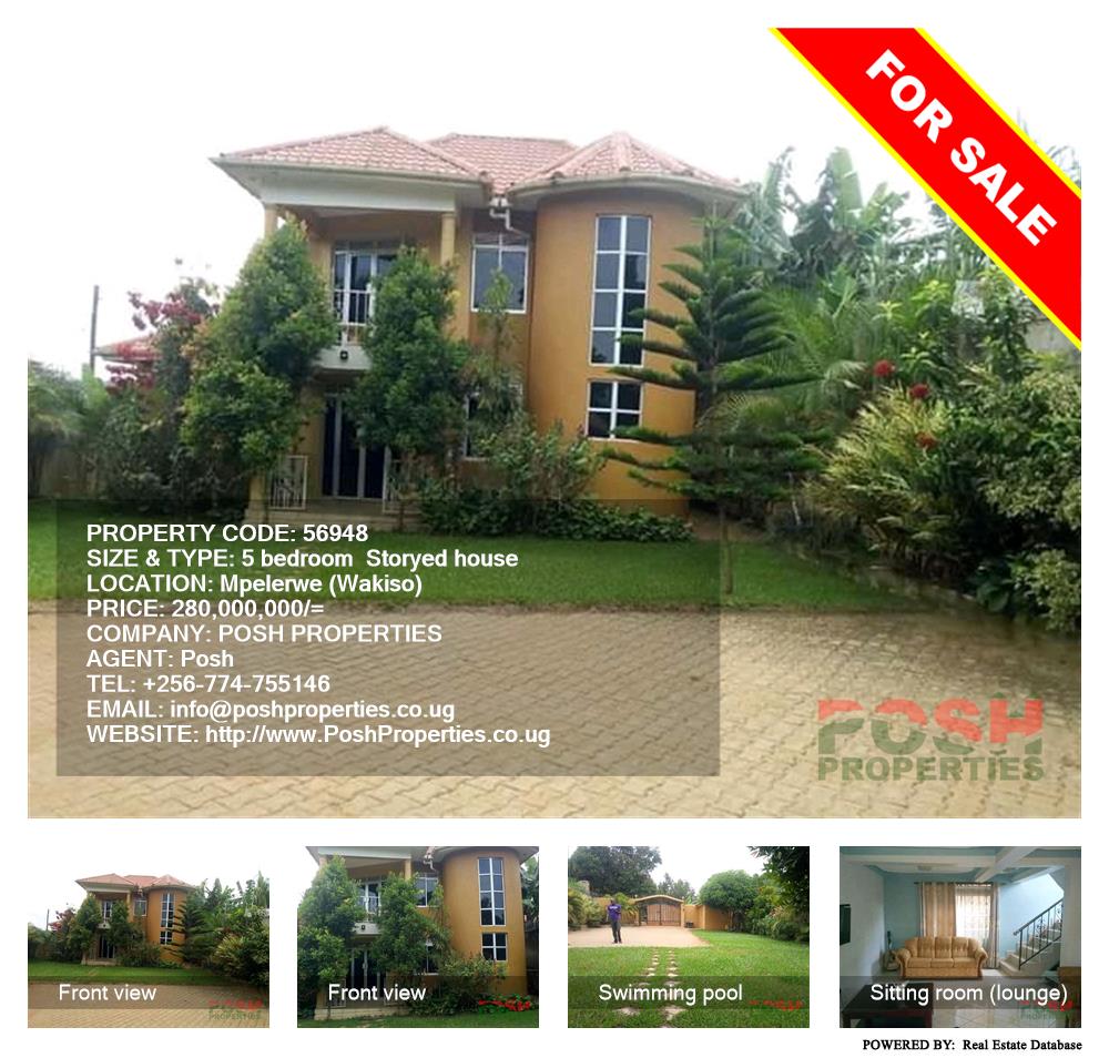 5 bedroom Storeyed house  for sale in Mpererwe Wakiso Uganda, code: 56948