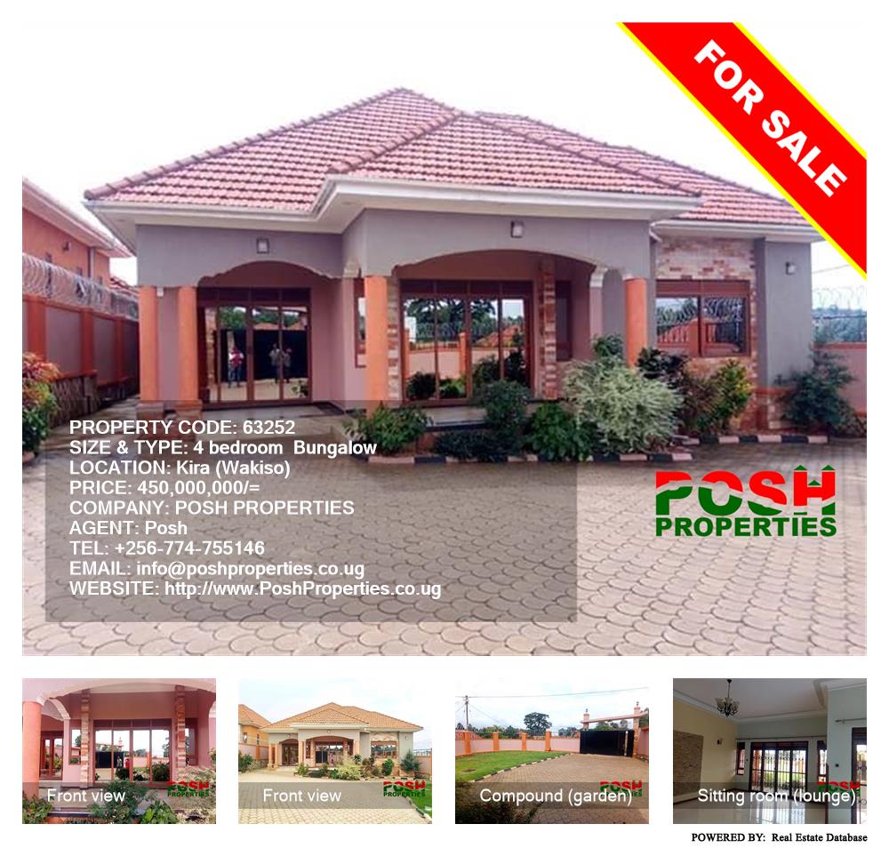 4 bedroom Bungalow  for sale in Kira Wakiso Uganda, code: 63252