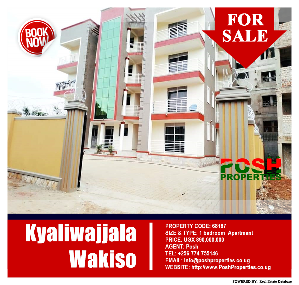 1 bedroom Apartment  for sale in Kyaliwajjala Wakiso Uganda, code: 68187
