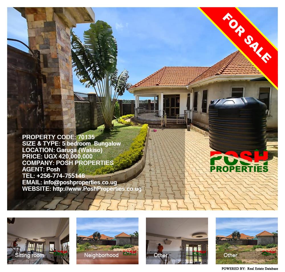 5 bedroom Bungalow  for sale in Garuga Wakiso Uganda, code: 70135