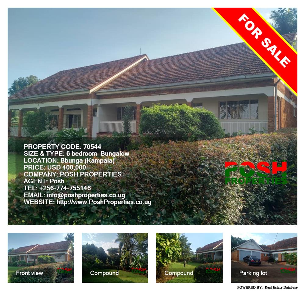 6 bedroom Bungalow  for sale in Bbunga Kampala Uganda, code: 70544