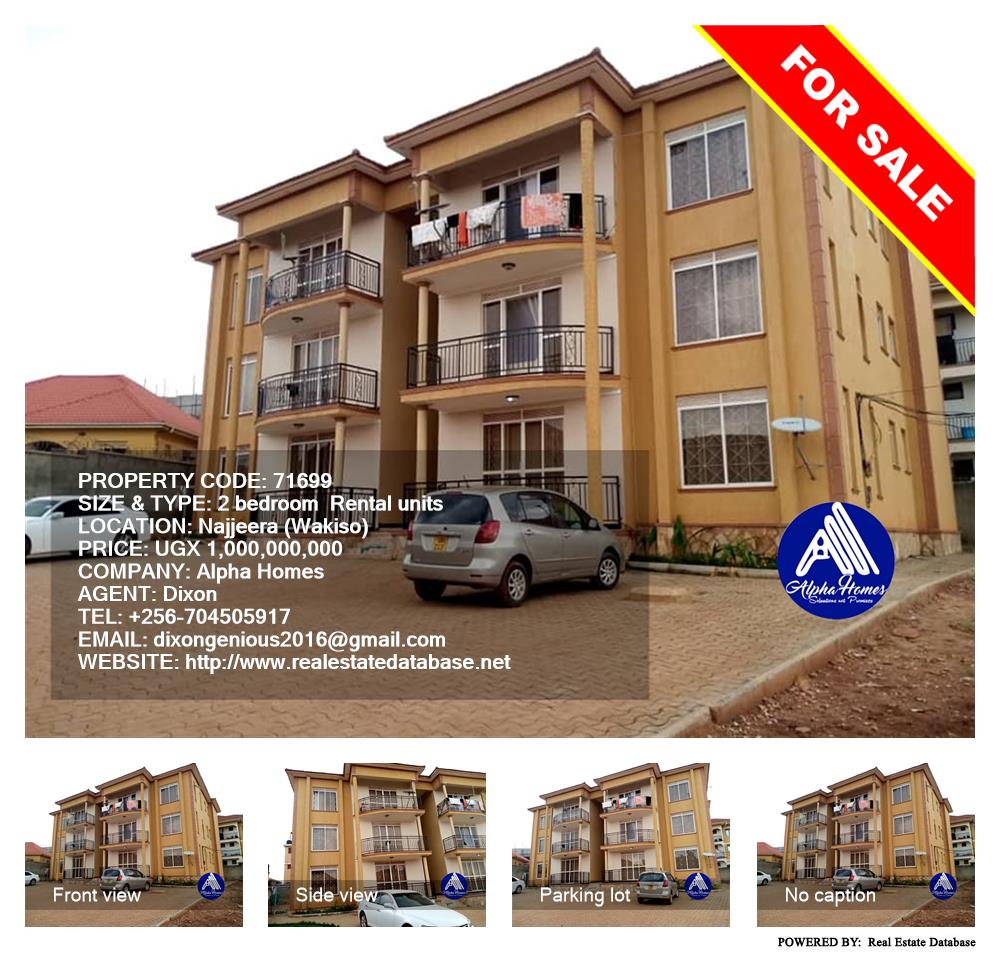 2 bedroom Rental units  for sale in Najjera Wakiso Uganda, code: 71699