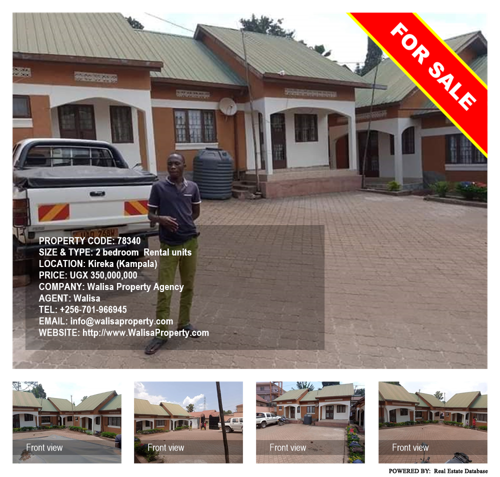 2 bedroom Rental units  for sale in Kireka Kampala Uganda, code: 78340