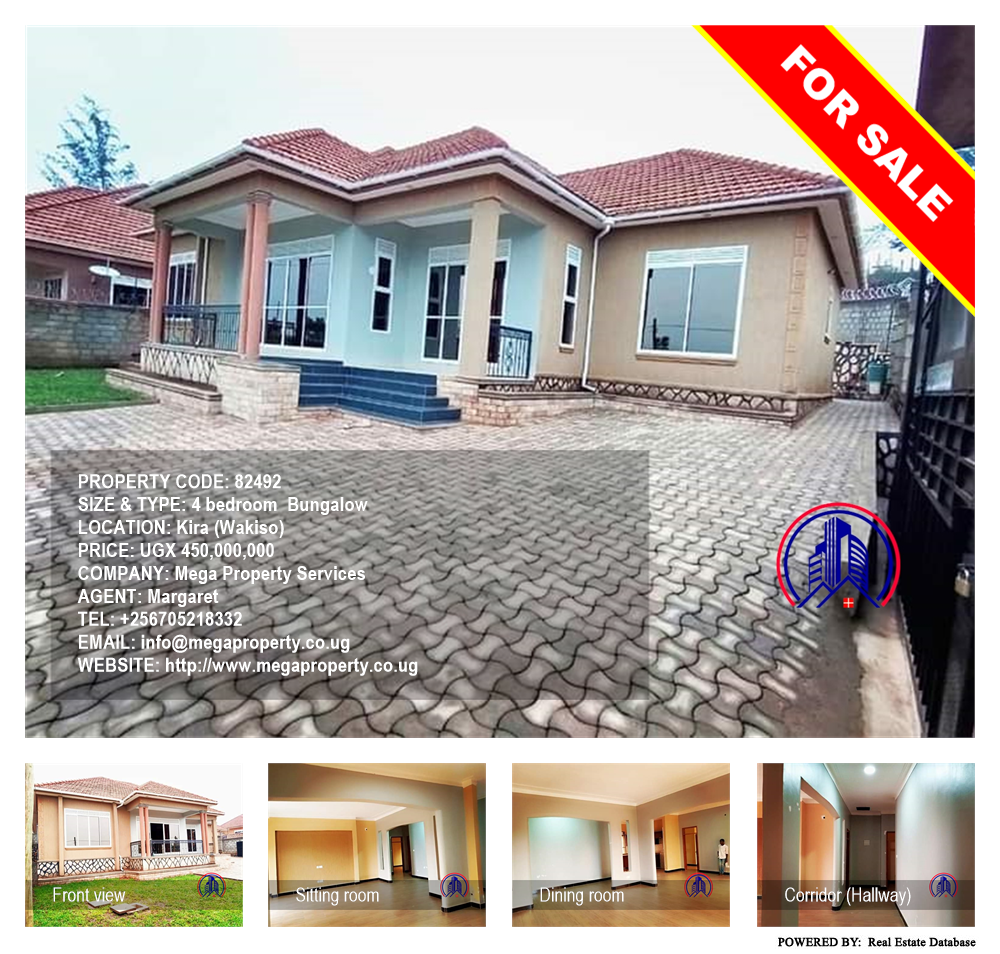 4 bedroom Bungalow  for sale in Kira Wakiso Uganda, code: 82492