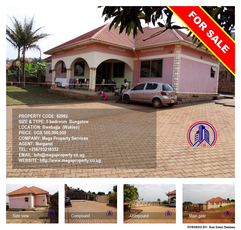 5 bedroom Bungalow  for sale in Bwebajja Wakiso Uganda, code: 82992