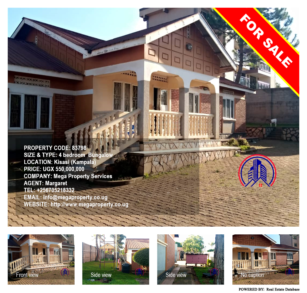 4 bedroom Bungalow  for sale in Kisaasi Kampala Uganda, code: 83798