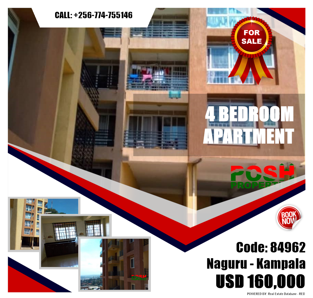4 bedroom Apartment  for sale in Naguru Kampala Uganda, code: 84962