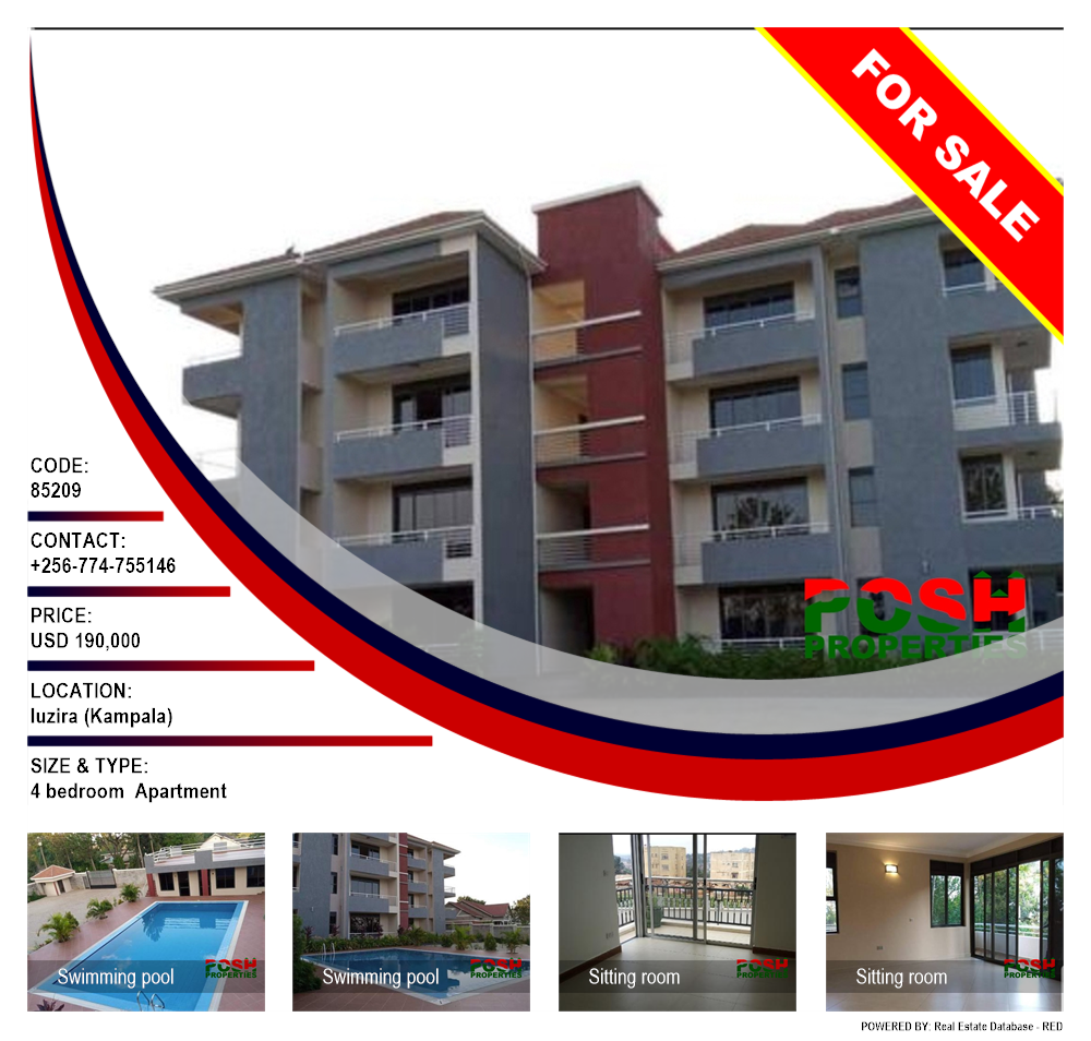 4 bedroom Apartment  for sale in Luzira Kampala Uganda, code: 85209