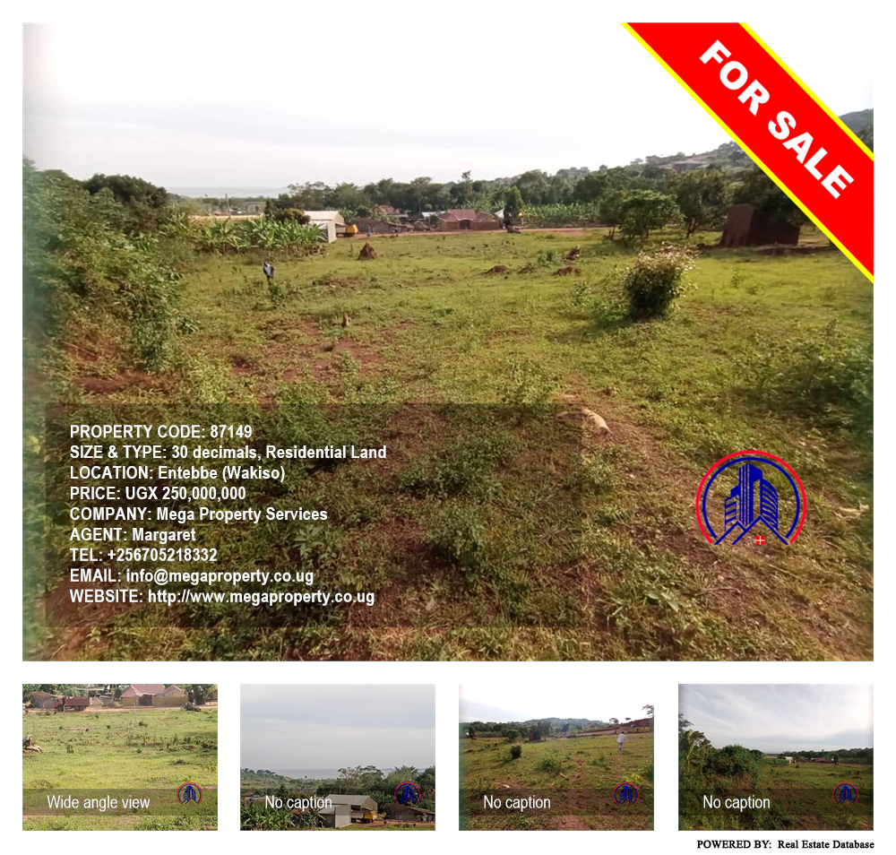 Residential Land  for sale in Entebbe Wakiso Uganda, code: 87149