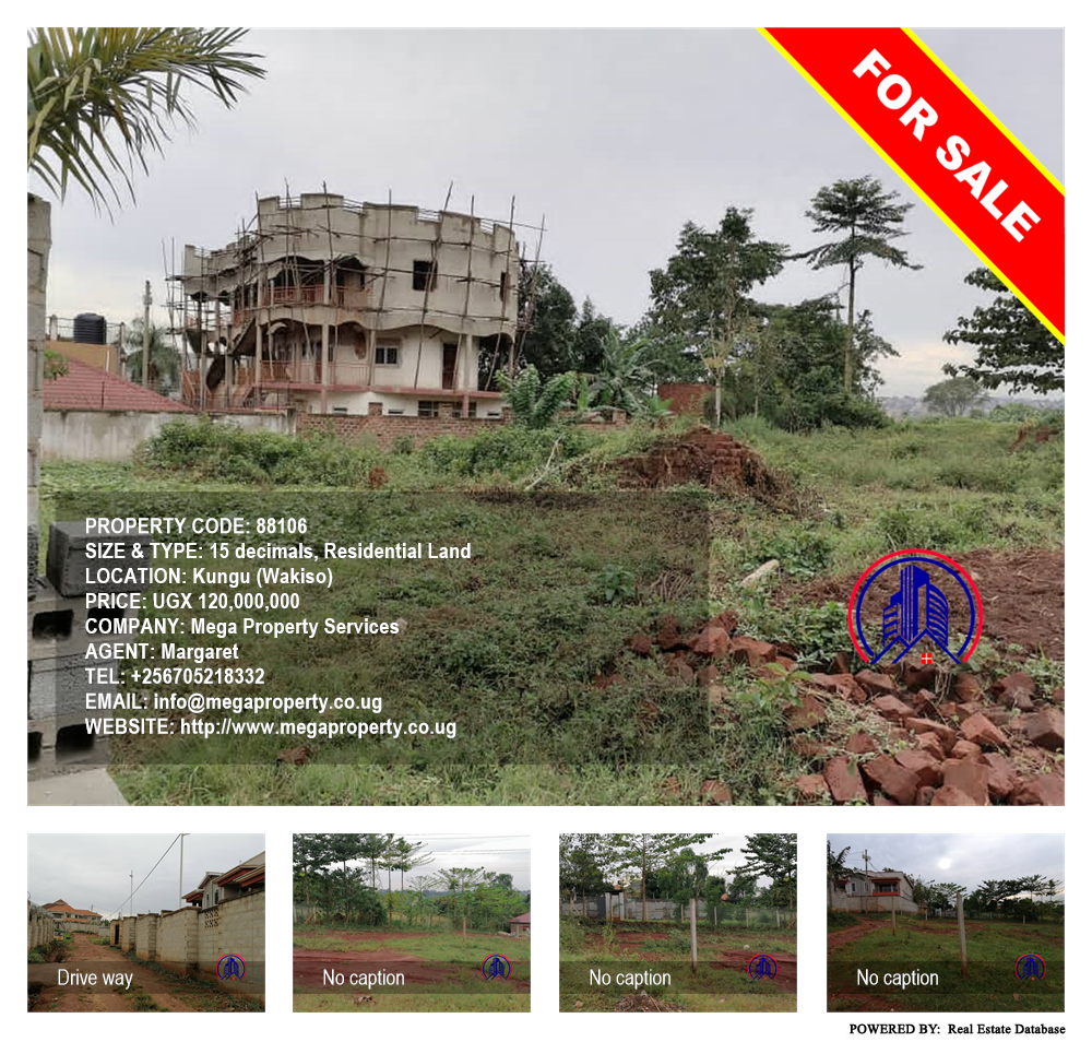 Residential Land  for sale in Kungu Wakiso Uganda, code: 88106