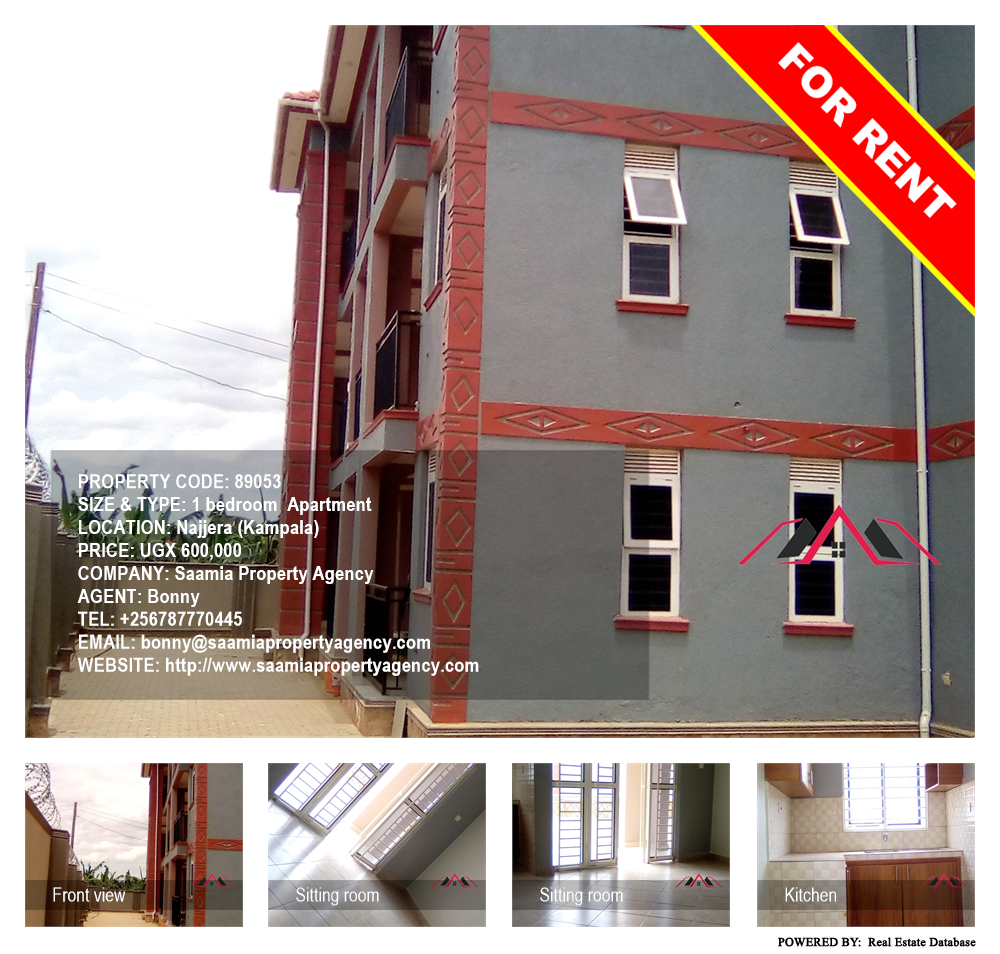 1 bedroom Apartment  for rent in Najjera Kampala Uganda, code: 89053