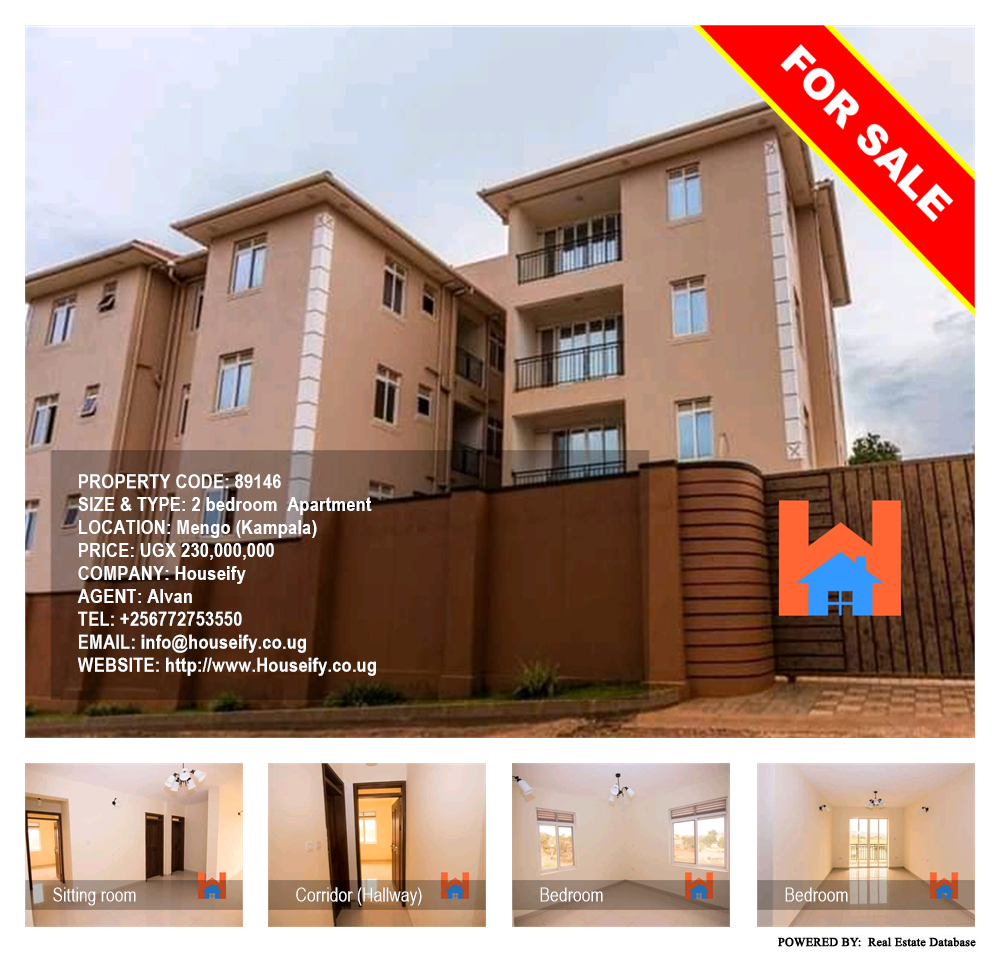 2 bedroom Apartment  for sale in Mengo Kampala Uganda, code: 89146