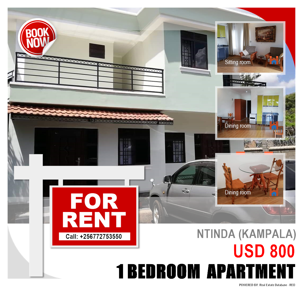 1 bedroom Apartment  for rent in Ntinda Kampala Uganda, code: 89581