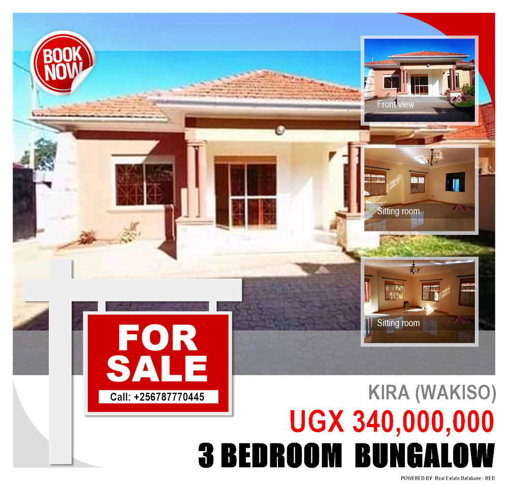 3 bedroom Bungalow  for sale in Kira Wakiso Uganda, code: 89973
