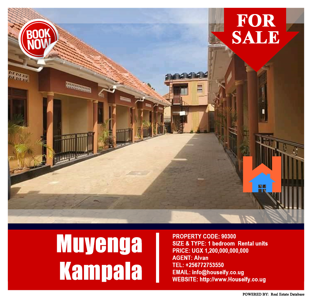 1 bedroom Rental units  for sale in Muyenga Kampala Uganda, code: 90300